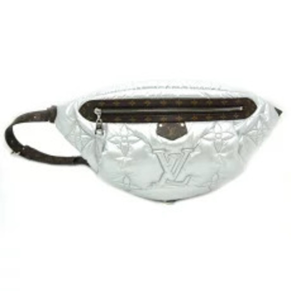 Louis Vuitton Handbags - Louis Vuitton Maxibum Bag Waist Monogram Silver Brown
